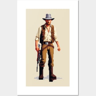 Indiana Jones Pixel Art Posters and Art